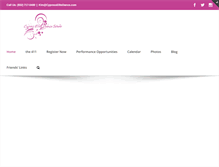 Tablet Screenshot of cypresselitedance.com